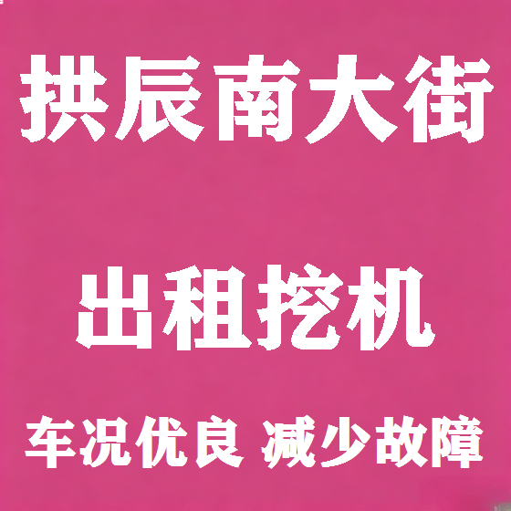北京拱辰南大街挖机租赁图