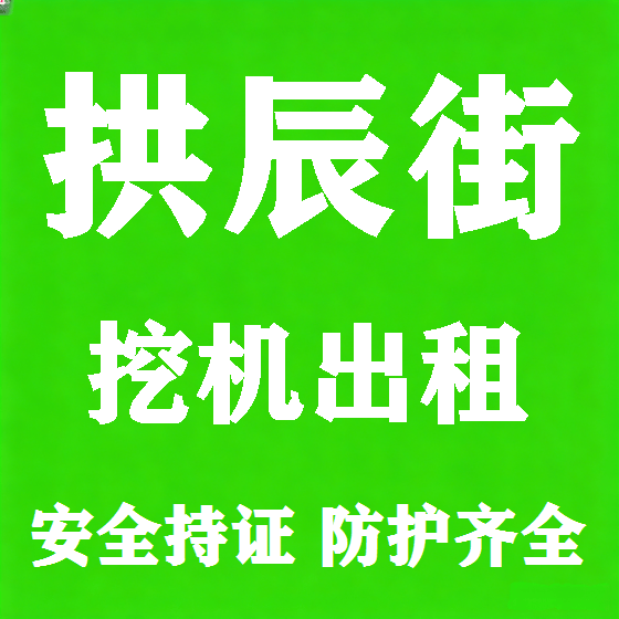 北京拱辰街挖机租赁图