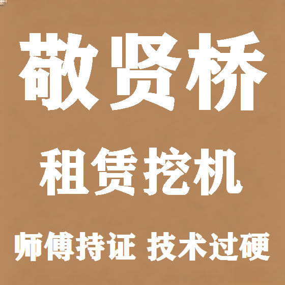 北京敬贤桥挖机租赁图