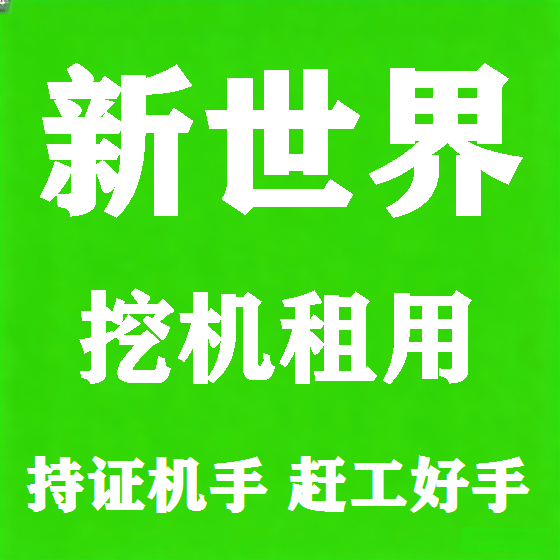 北京新世界挖机租赁图
