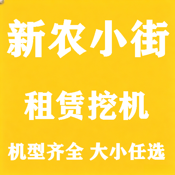 北京新农小街挖机租赁图