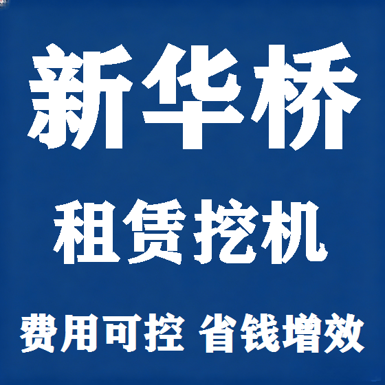 北京新华桥挖机租赁图