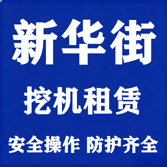 北京新华街挖机租赁图