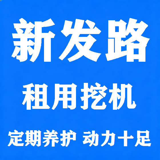 北京新发路挖机租赁图