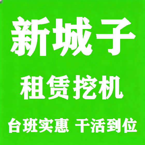 北京新城子挖机租赁图