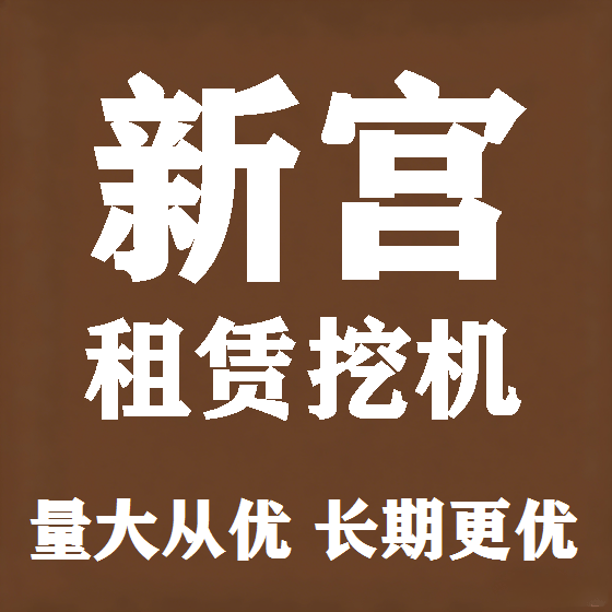 北京新宫挖机租赁图