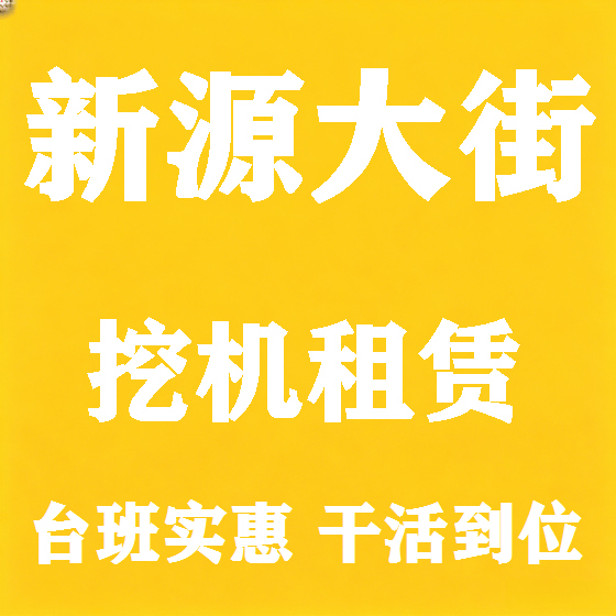北京新源大街挖机租赁图