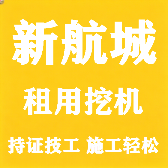 北京新航城挖机租赁图