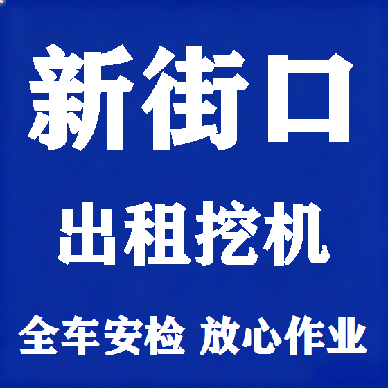 北京新街口挖机租赁图