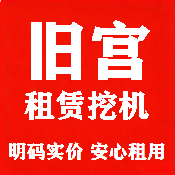 北京旧宫挖机租赁图