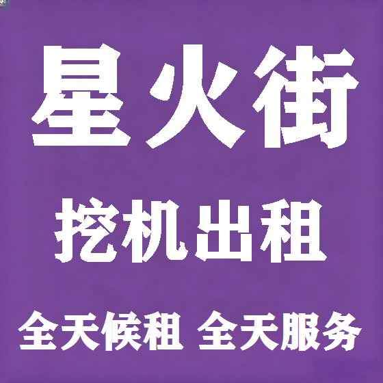 北京星火街挖机租赁图