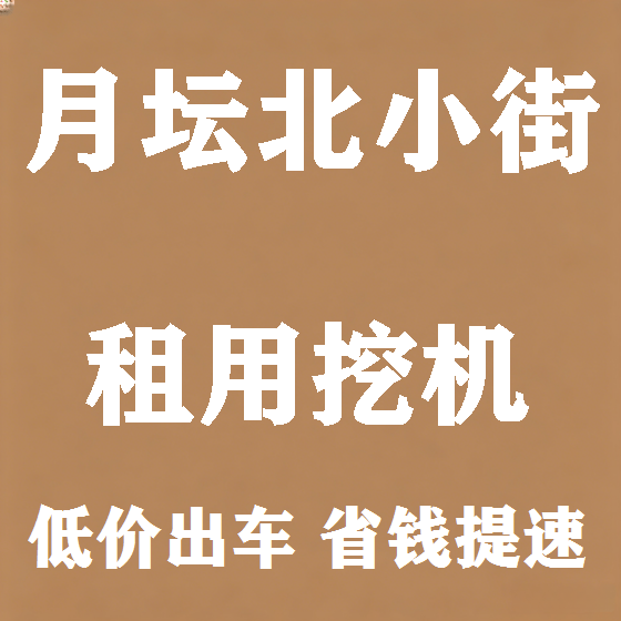北京月坛北小街挖机租赁图