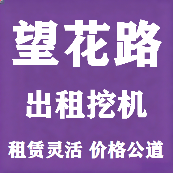 北京望花路挖机租赁图