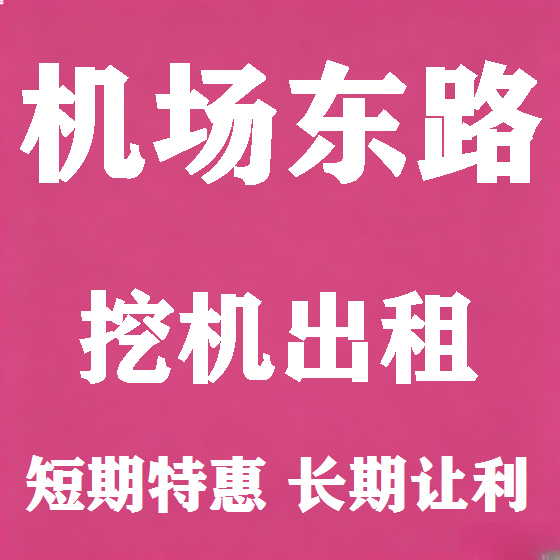 北京机场东路挖机租赁图