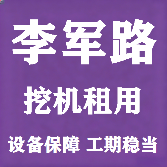 北京李军路挖机租赁图