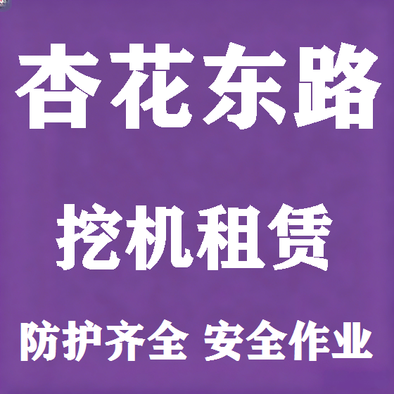 北京杏花东路挖机租赁图