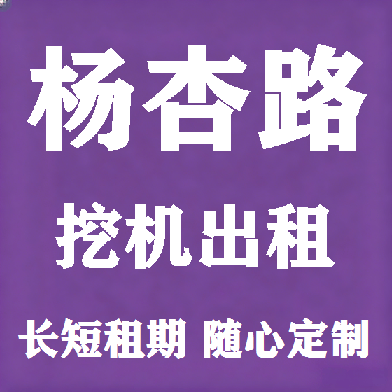 北京杨杏路挖机租赁图