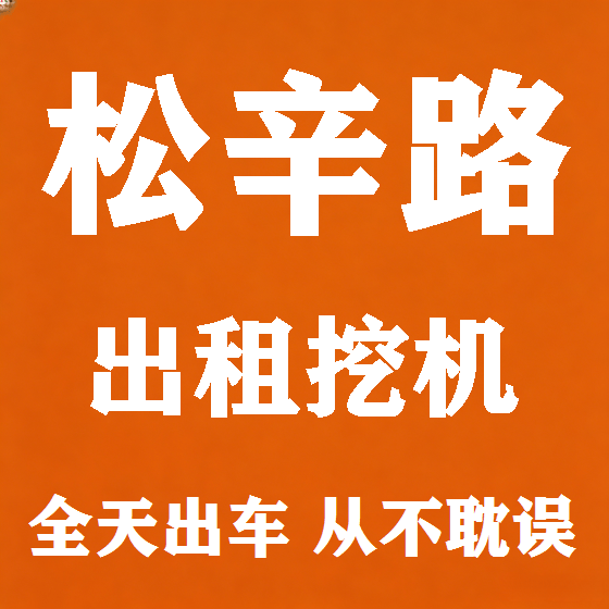 北京松辛路挖机租赁图