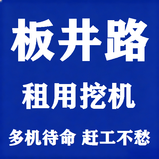 北京板井路挖机租赁图