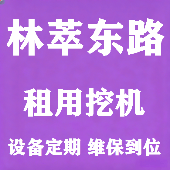 北京林萃东路挖机租赁图