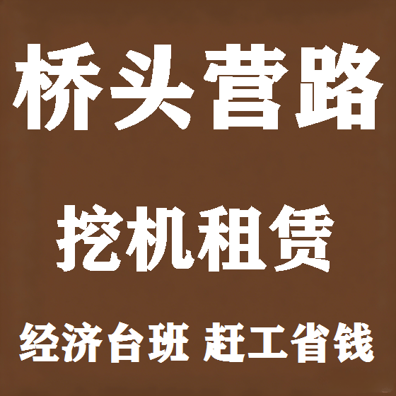 北京桥头营路挖机租赁图