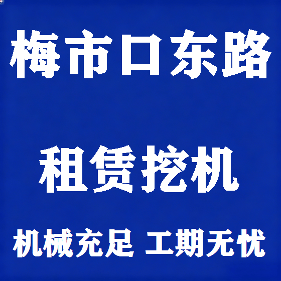 北京梅市口东路挖机租赁图
