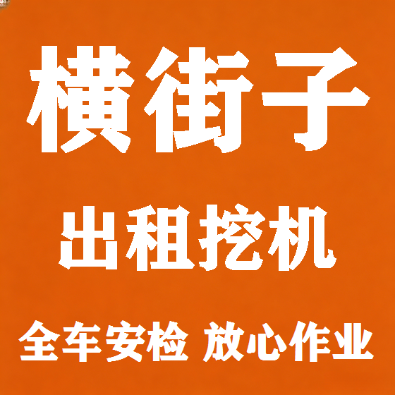 北京横街子挖机租赁图