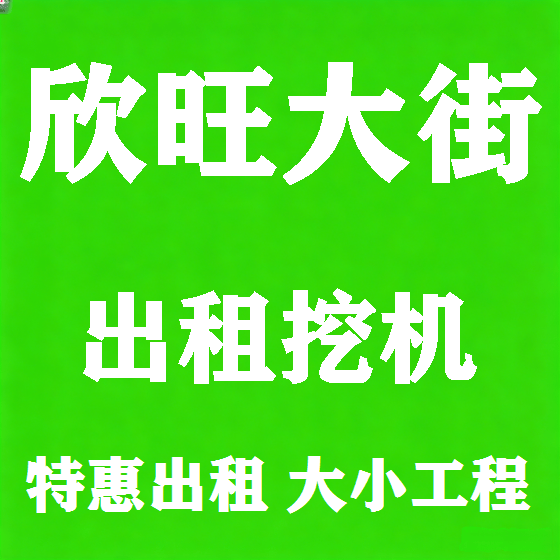 北京欣旺大街挖机租赁图