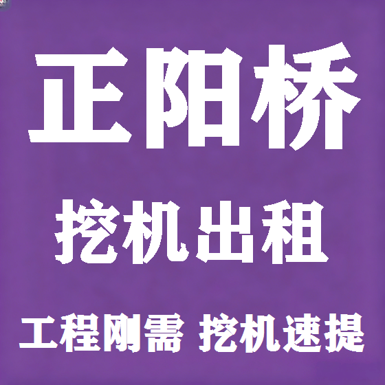 北京正阳桥挖机租赁图
