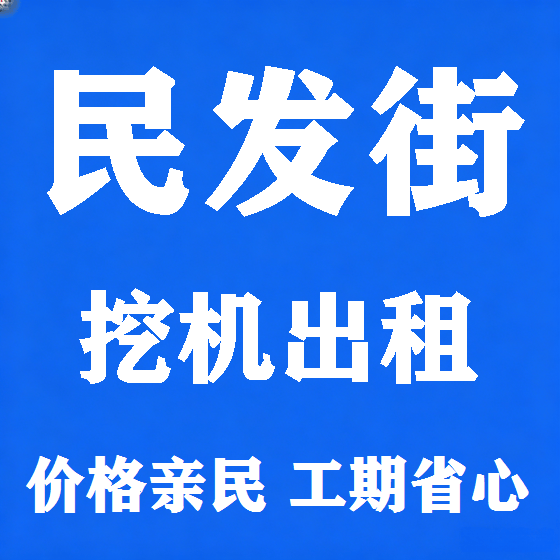 北京民发街挖机租赁图