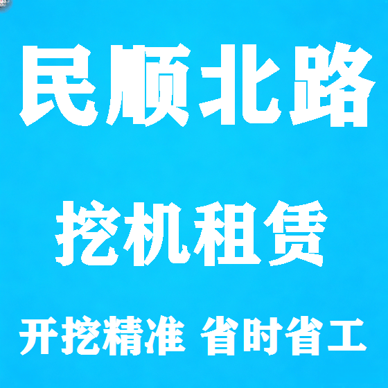 北京民顺北路挖机租赁图
