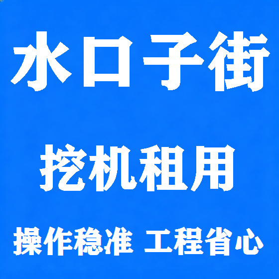 北京水口子街挖机租赁图