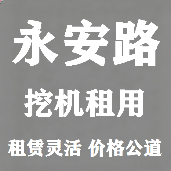 北京永安路挖机租赁图