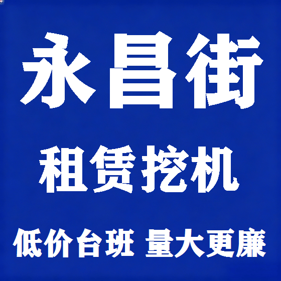 北京永昌街挖机租赁图