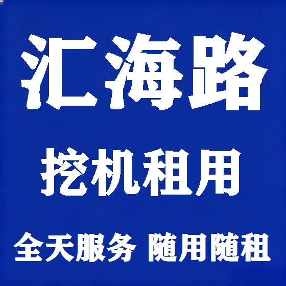 北京汇海路挖机租赁图