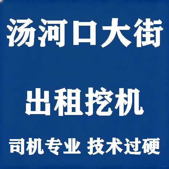 北京汤河口大街挖机租赁图