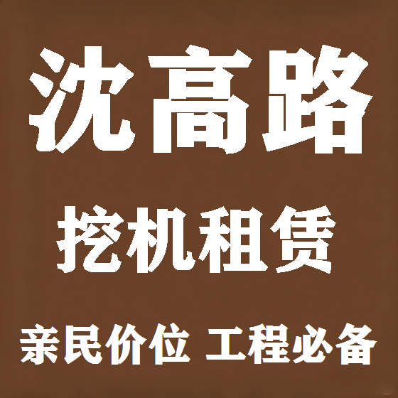 北京沈高路挖机租赁图