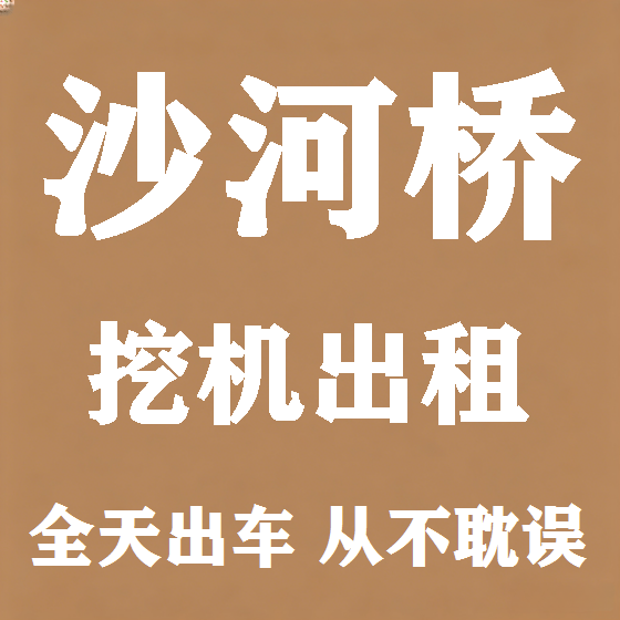 北京沙河桥挖机租赁图