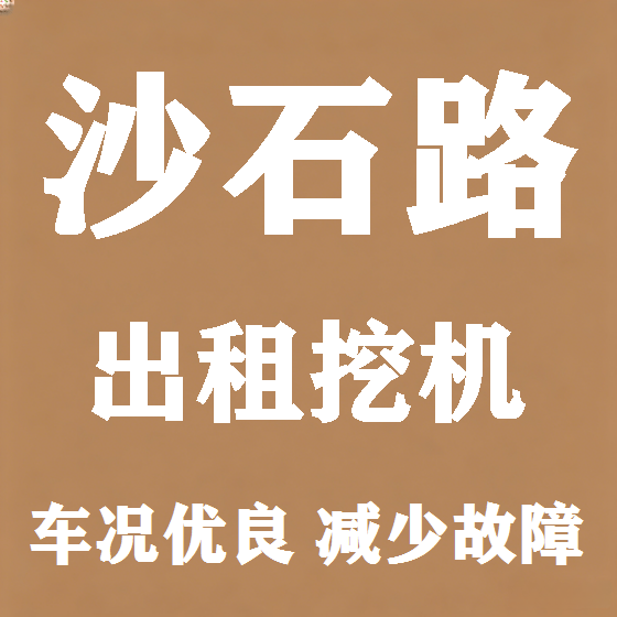 北京沙石路挖机租赁图