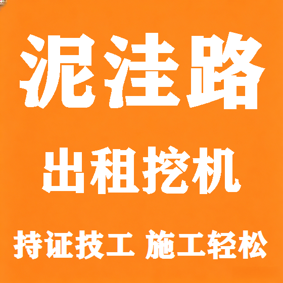 北京泥洼路挖机租赁图