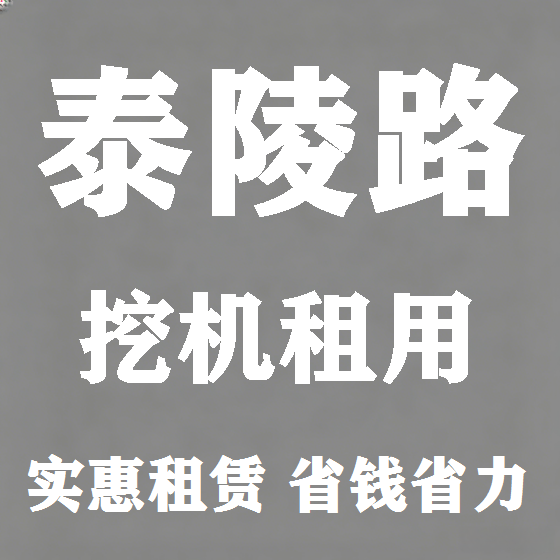 北京泰陵路挖机租赁图