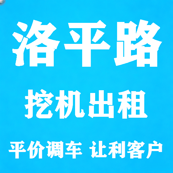 北京洛平路挖机租赁图