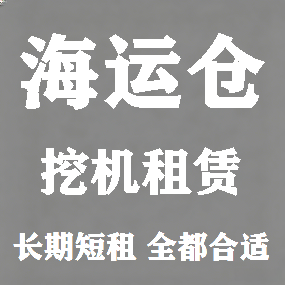 北京海运仓挖机租赁图