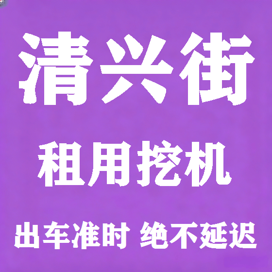 北京清兴街挖机租赁图