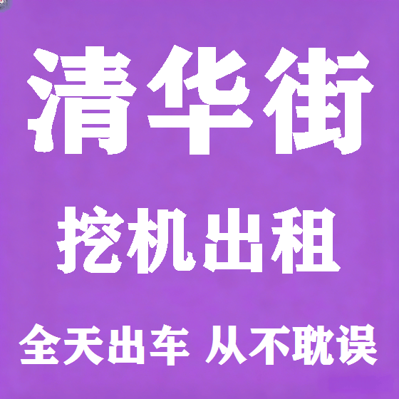 北京清华街挖机租赁图