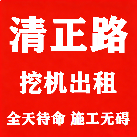 北京清正路挖机租赁图