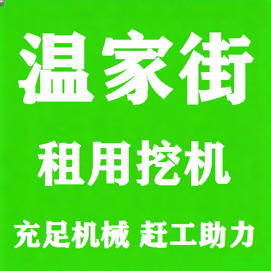 北京温家街挖机租赁图