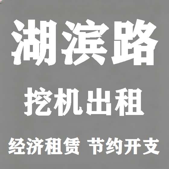 北京湖滨路挖机租赁图