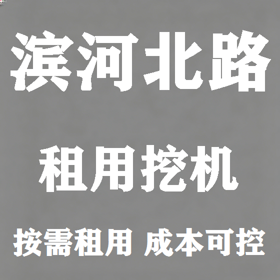 北京滨河北路挖机租赁图