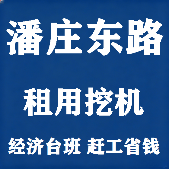北京潘庄东路挖机租赁图